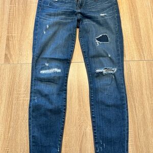 J.Crew Lookout High Rise Distressed Blue Jeans 29